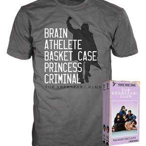 THE BREAKFAST CLUB Tee Shirts FUNKO VHS box (2019)